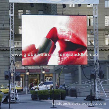 Outdoor LED Video Display for Lease, with 16mm Pixel Pitch, Silan and Epistar LED Chips